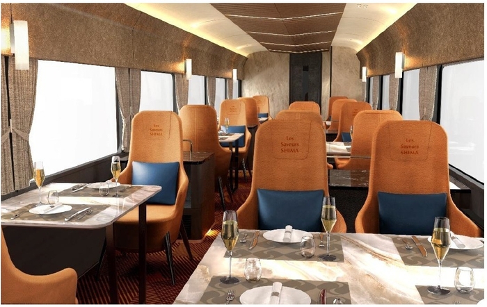 ４号車　テーブル席（イメージ）