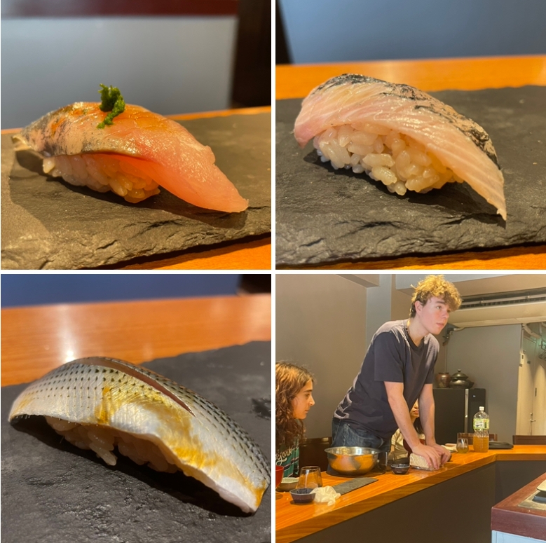 参加者が押し寿司も