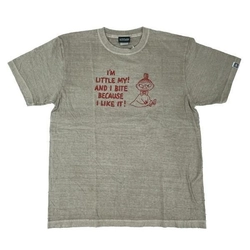 ムーミンからリトルミイの後染めバッグ。色あいのヴィンテージ感が素晴らしい。