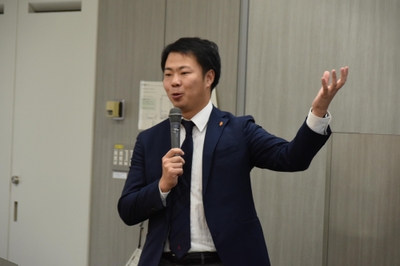 講師を務めた株式会社名古屋グランパスエイトの滝野氏