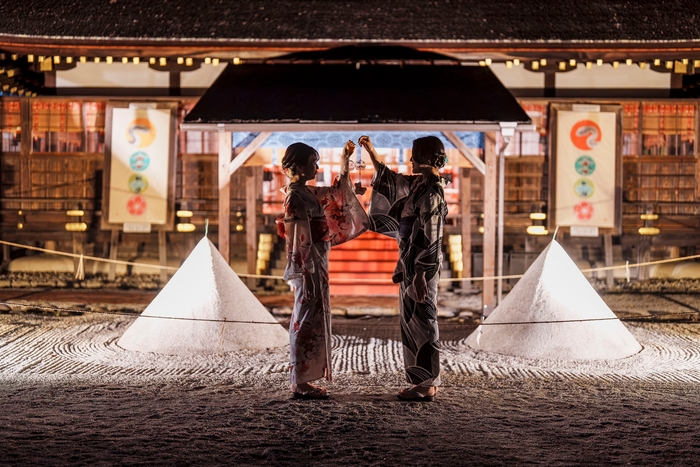 上賀茂神社ライトアップ
