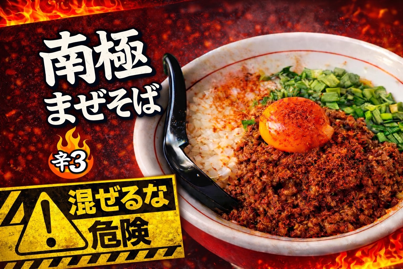 茨城・土浦の激辛旋風！「レッチリ」から新名物『南極まぜそば』が2月