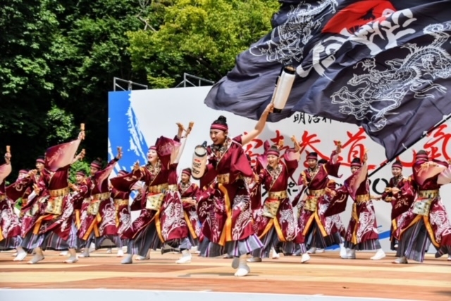 チーム「躍動」が至近距離で舞う!「よさこい演舞」