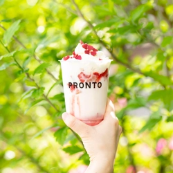 4月からカフェメニューを一新のプロント、インスタグラムで「リッチストロベリーミルク」シリーズが話題に！