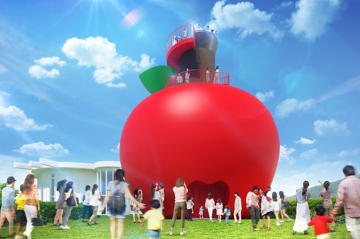▲「HELLO KITTY APPLE HOUSE」(イメージ)