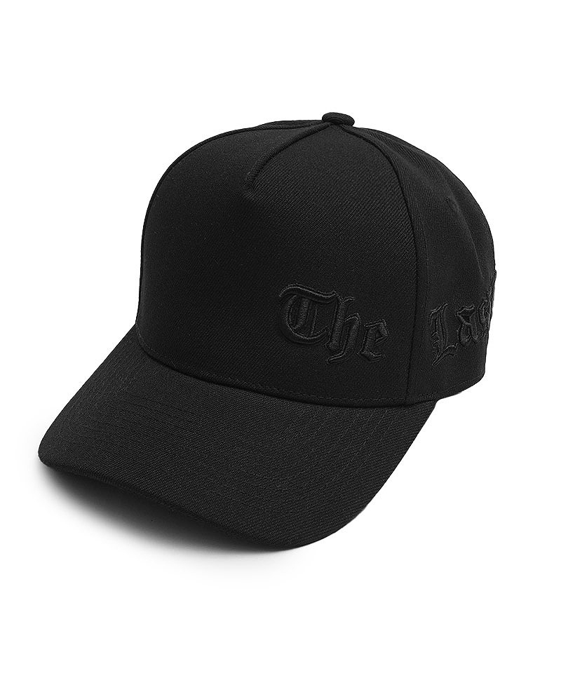 【Black Letter】Embroidery Last Bone Cap