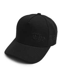 【Black Letter】Embroidery Last Bone Cap