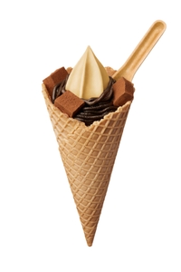 プレミアムほうじ茶ショコラソフト画像（画像はイメージです。）