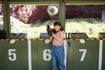 ▲ニジゲンノモリでゴジラを迎撃せよ！