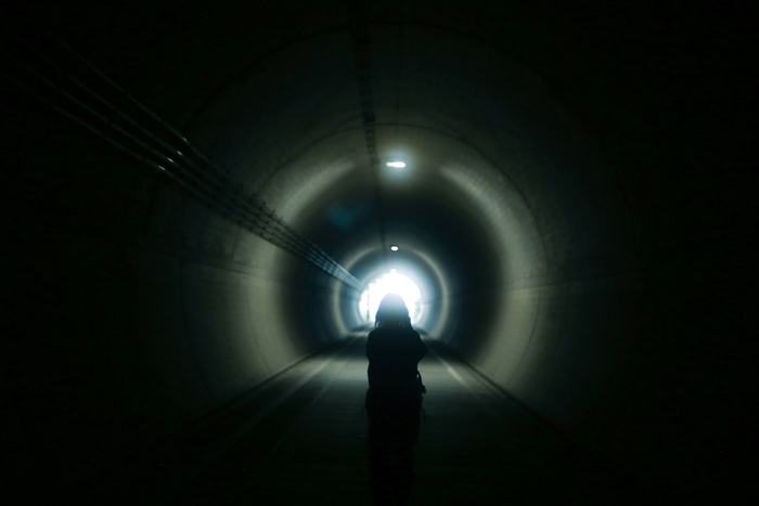 参加者撮影 丸山トンネル