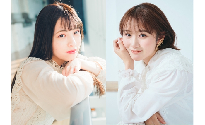 左/伴野愛実 右/実倉萌笑