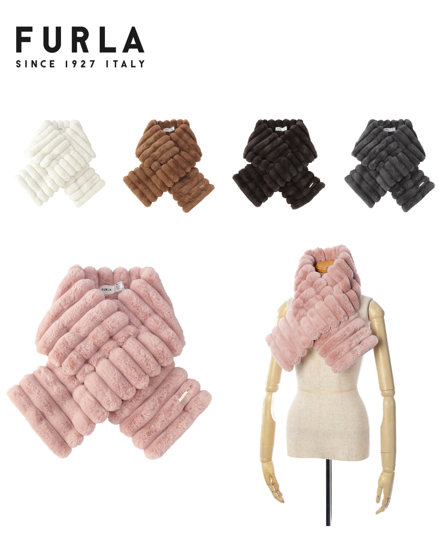 FURLA(フルラ)シックな色味でコートに合わせやすい