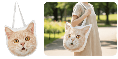 うちの子のBIG顔 トートバッグコース