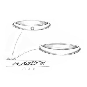 裏彫りオプション 16,500円（リング代別途）