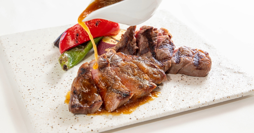 ▲淡路牛フィレ+淡路牛サーロイン食べ比べ(イメージ図)