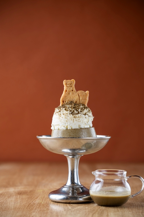 ほうじ茶の皿プリン 680円