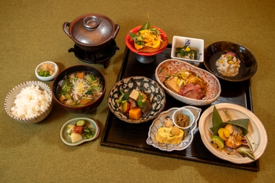 ▲『京ばんざい御膳 (松) 』