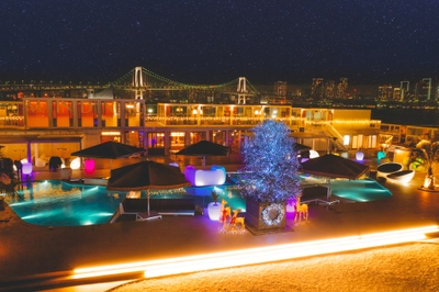 イルミネーション・クリスマスツリーが点灯したキラナガーデン豊洲