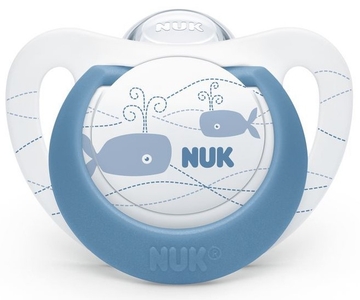 おしゃぶりジーニアス（キャップ付き）クジラ