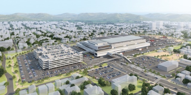 Gメッセ群馬:鳥瞰図