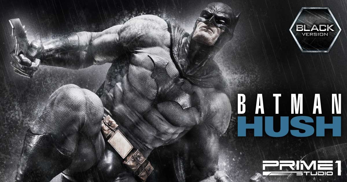 全世界限定 300 個生産! 名作アメコミ『BATMAN:HUSH』のカバーアートを再現したバットマンを立体化!