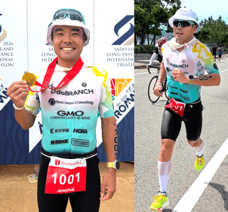 2026佐渡国際トライアスロン大会プレシジョンサポート寺澤光介選手