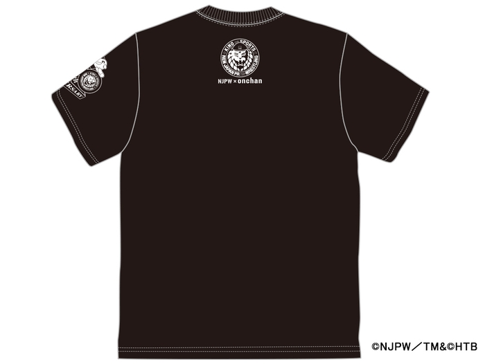 コラボTシャツ バック (C)NJPW/TM&(C)HTB
