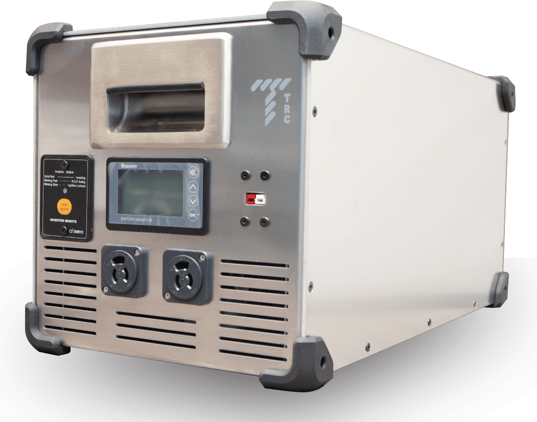 “災害・事故現場で活躍” リチウムイオンバッテリー式電源装置「TRC-Lps」