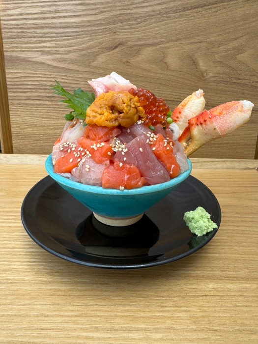 雲丹カニてっぺん丼