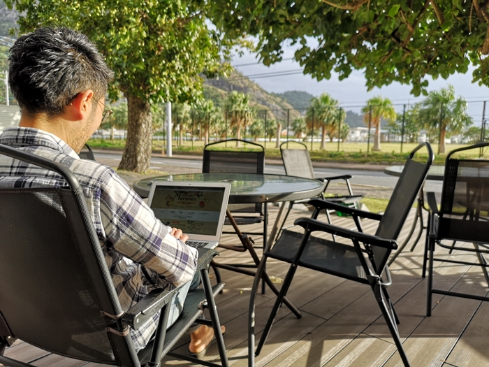 避紛地小笠原でワーケーション