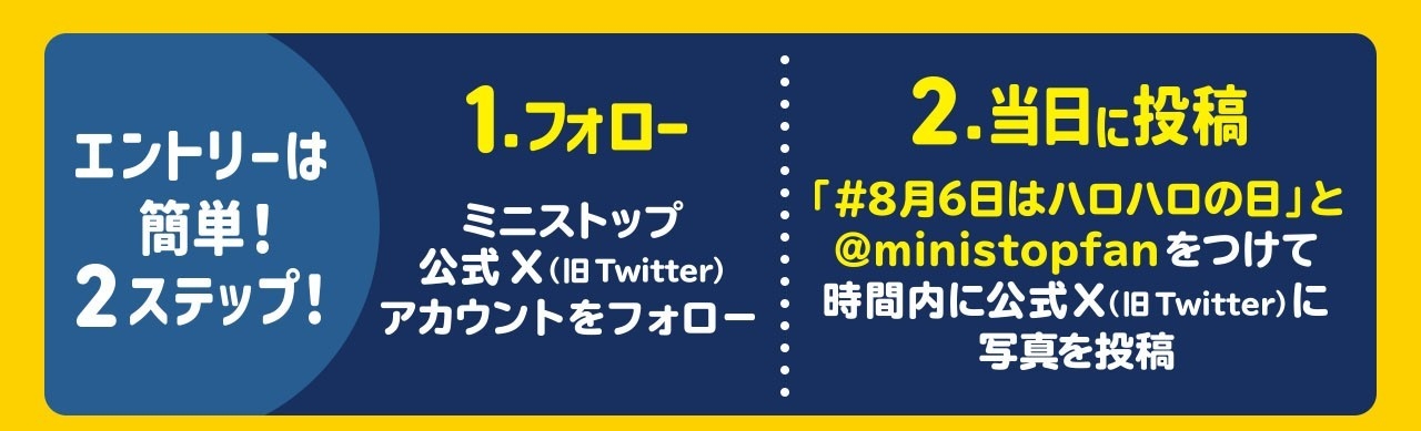 ハロハロSNS投稿企画参加手順