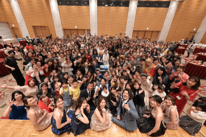 修了パーティ参加者集合写真