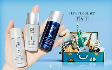 プロが選ぶ旅コスメ！エステサロン専売 本格スキンケアブランド DRPLシリーズから「トライ＆トラベルセット」が発売