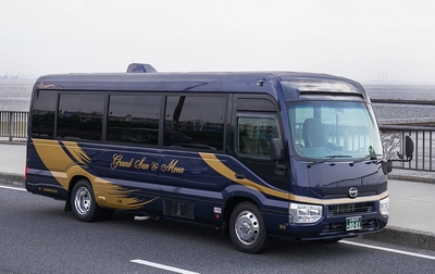 新たに導入するハイグレードバス 「Grand Sun and Moon」外観