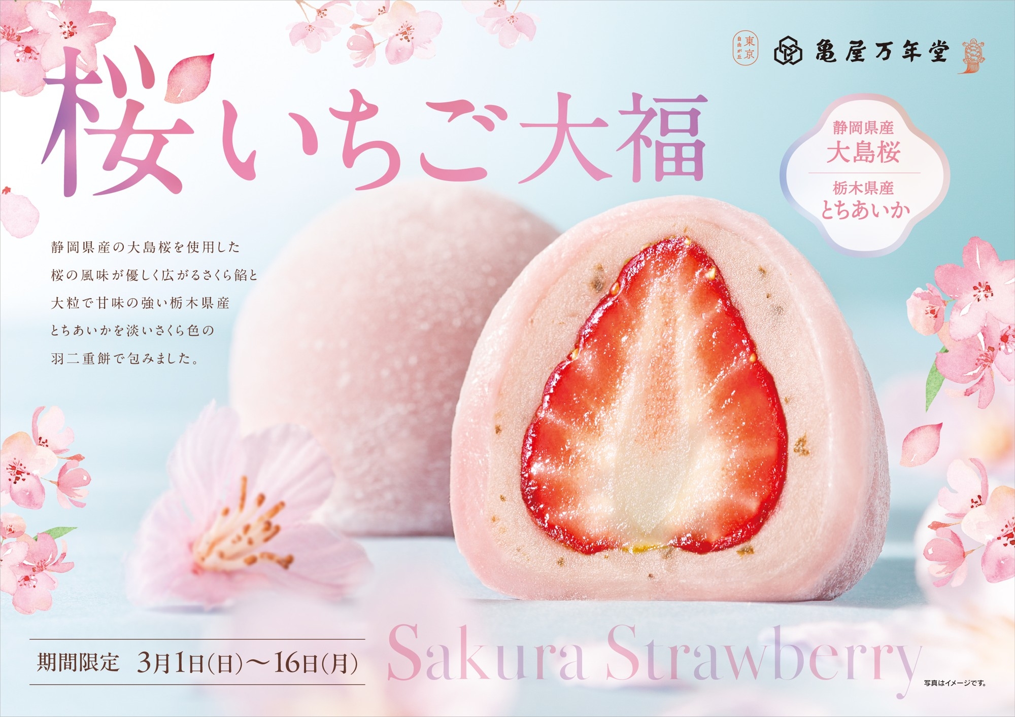 新商品情報｜2026年3月1日～16日まで限定】春を包んだ贅沢フルーツ大福