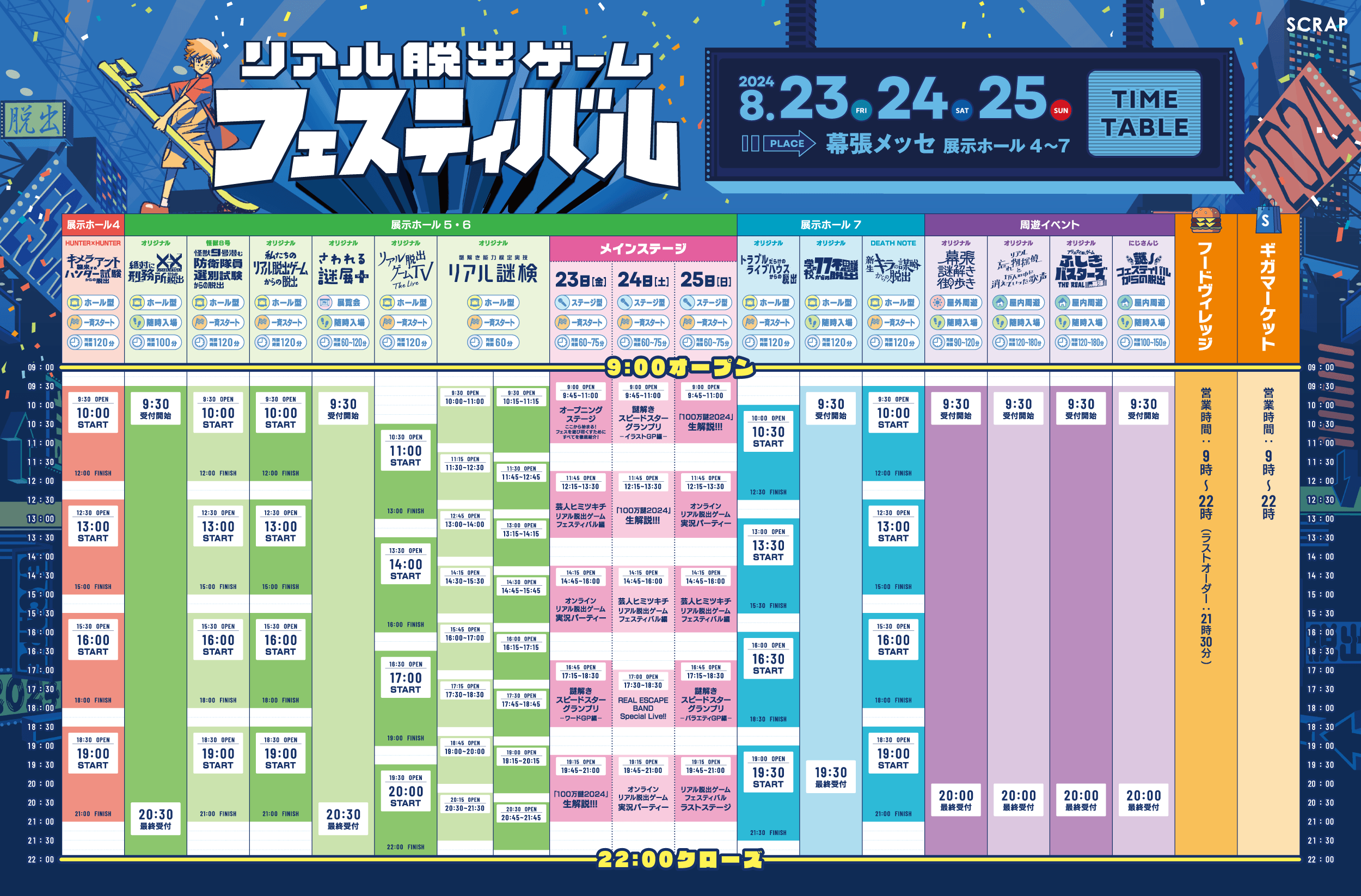 タイムテーブル