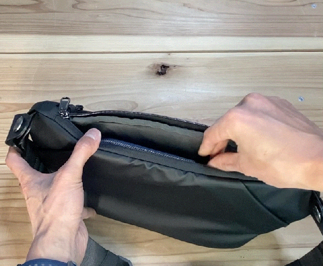 シンプルな構成で取りたいものをすぐ出せる。