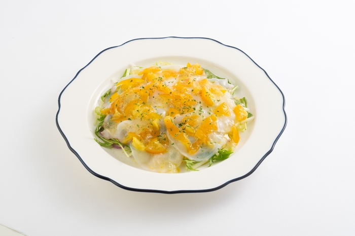 ＜エクリュ＞水ダコのカルパッチョ