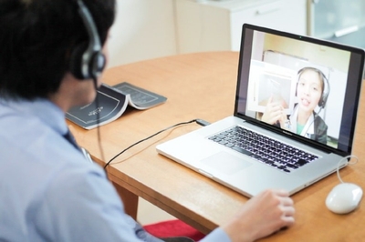 レッスン受講の様子