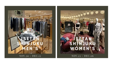 素材にこだわるブランド「Tani」が伊勢丹新宿店にてレディースとメンズのPOP-UPを開催中 🎉