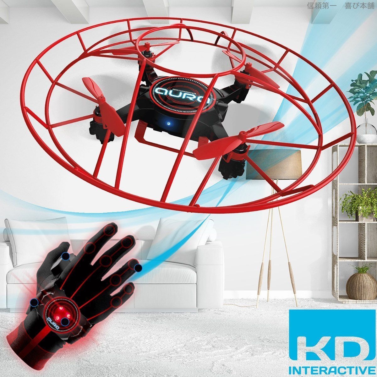 日本初上陸!手の動きで操るドローン1