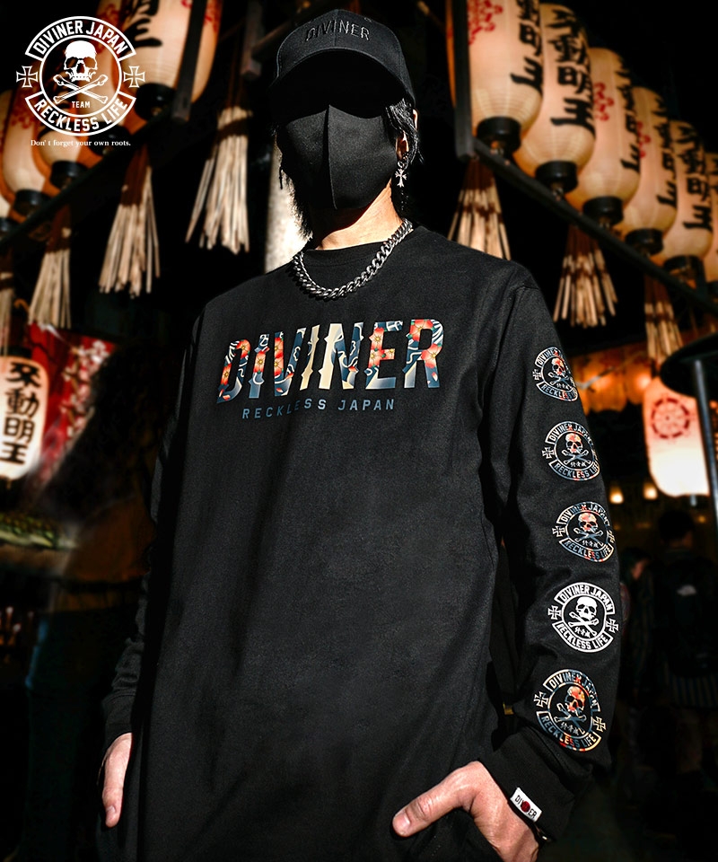 訪日外国人から話題の『DIVINER(ディバイナー)』より、「和彫り」からインスピレーションを受けた長袖Tシャツが11月3日より販売開始。