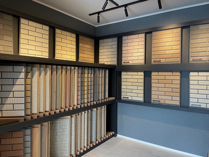 外装サンプル展示
