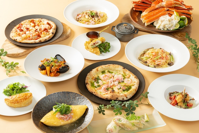 かにフェア メニュー一例