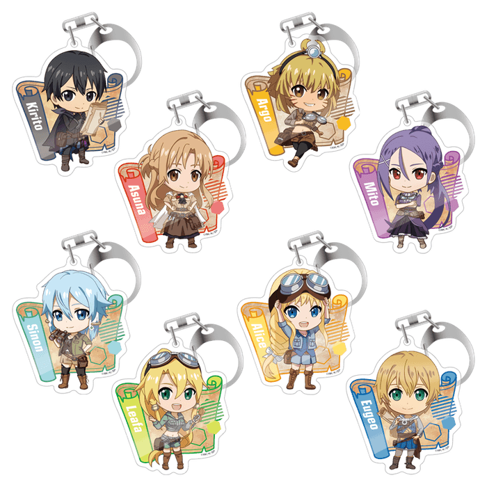 トレーディングアクリルキーホルダー(QuestシリーズSD)