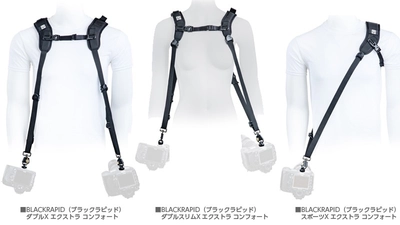 速写と快適さを兼ね備えたストラップを提供するブランド「ブラックラピッド（BLACKRAPID）」よりカメラハーネスなど3種をリニューアル発売！