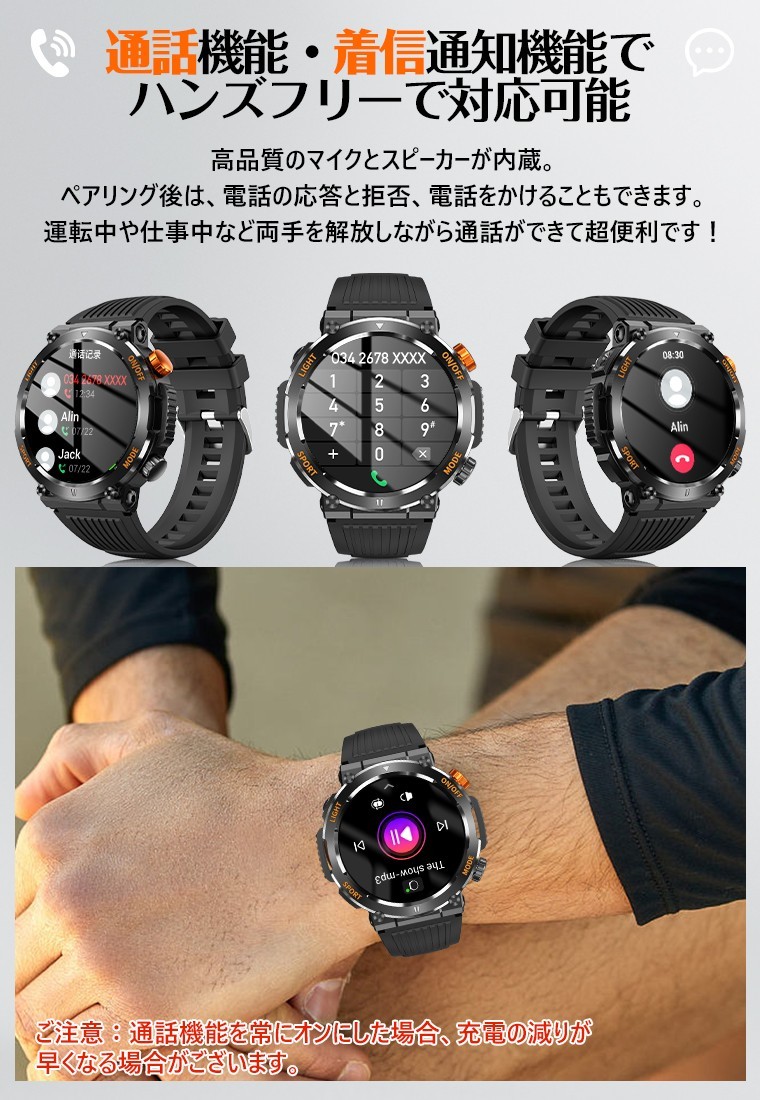～Bluetooth通話機能や心拍数・血中酸素測定機能を搭載、発売記念キャンペーンで5,980円から3,890円に～