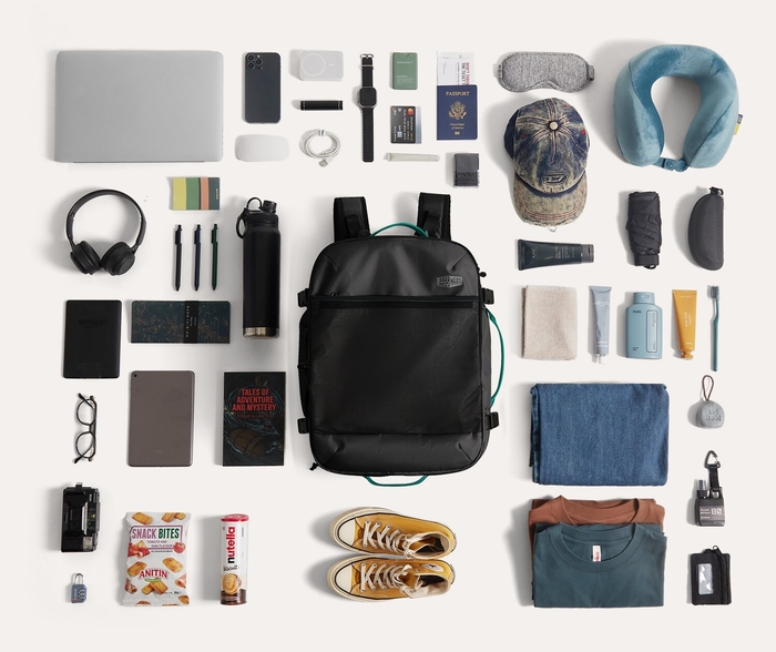 40Lの大容量で3泊以上の旅もOK