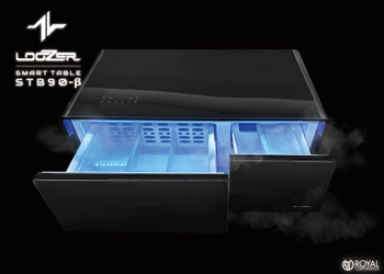 ワイヤレススピーカー内蔵のタッチパネル式冷蔵庫が登場！ 冷凍庫を追加した新モデル「STB90β(ベータ)」を発売