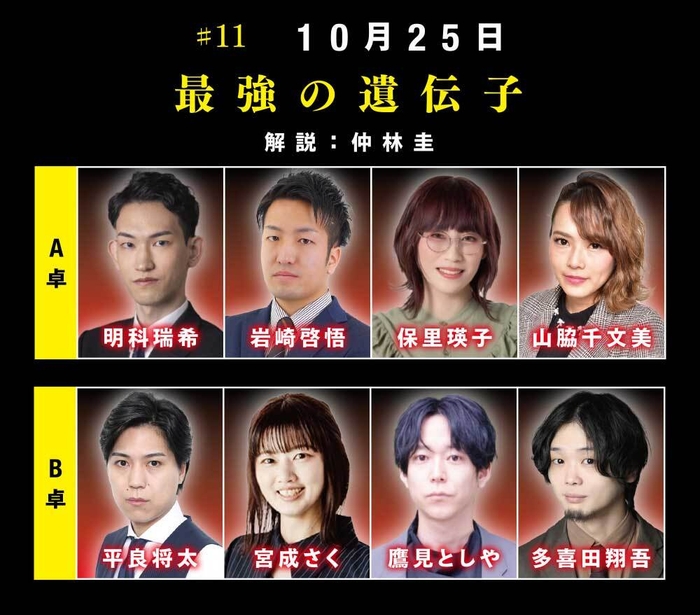 ＃11　10月25日「最強の遺伝子」